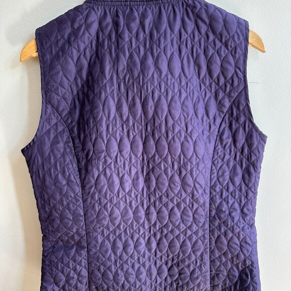 NorthCrest Classic Lightweight Purple Quilted Vest Size Medium 10-12 - Picture 8 of 8